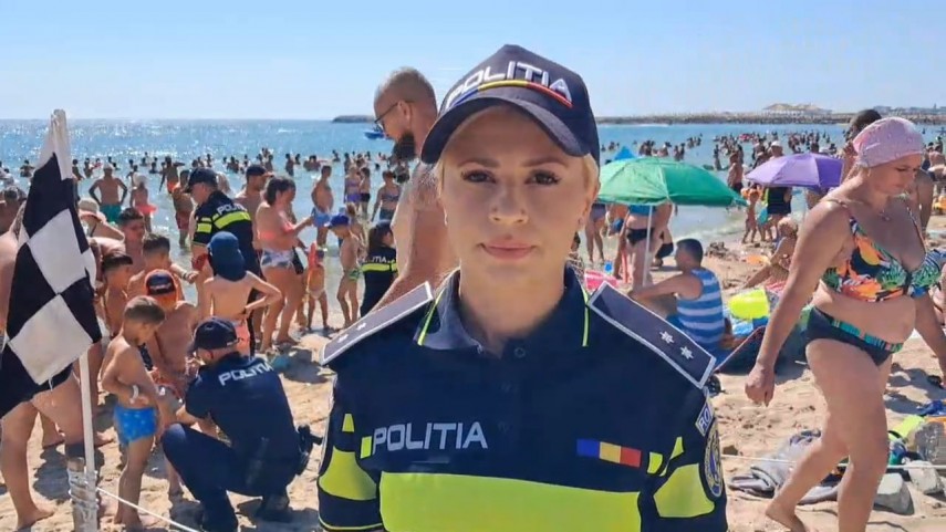 Purtătorul de cuvânt al IPJ Constanța, Ambroze Andreea.