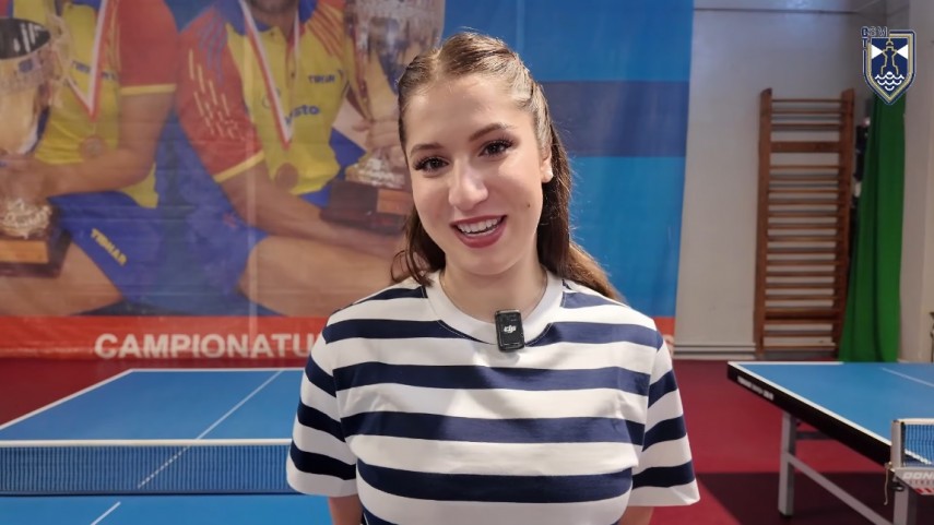 Bianca Mei-Roșu. Sursa foto: captură Facebook (CSM Constanța)