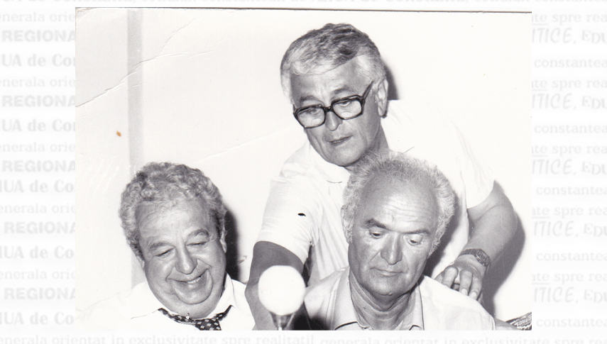 1989 - Scriitorii Corneliu Leu, Simion Pop si Ion Ratiu la Constanta