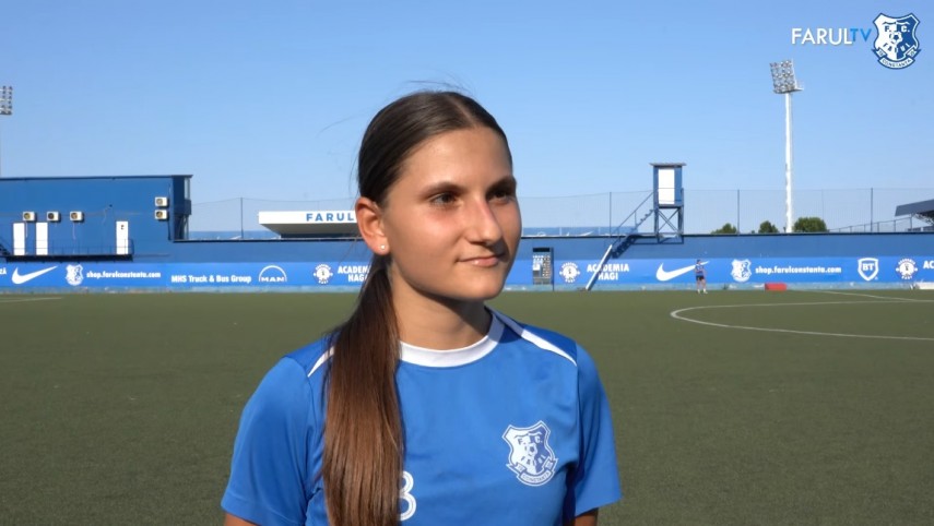 Ioana Stancu. Sursa foto: captură Facebook (Farul Constanța)