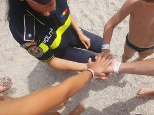 IPJ Constanța Acțiuni pentru prevenirea disparițiilor copiilor de pe plajă (FOTO)