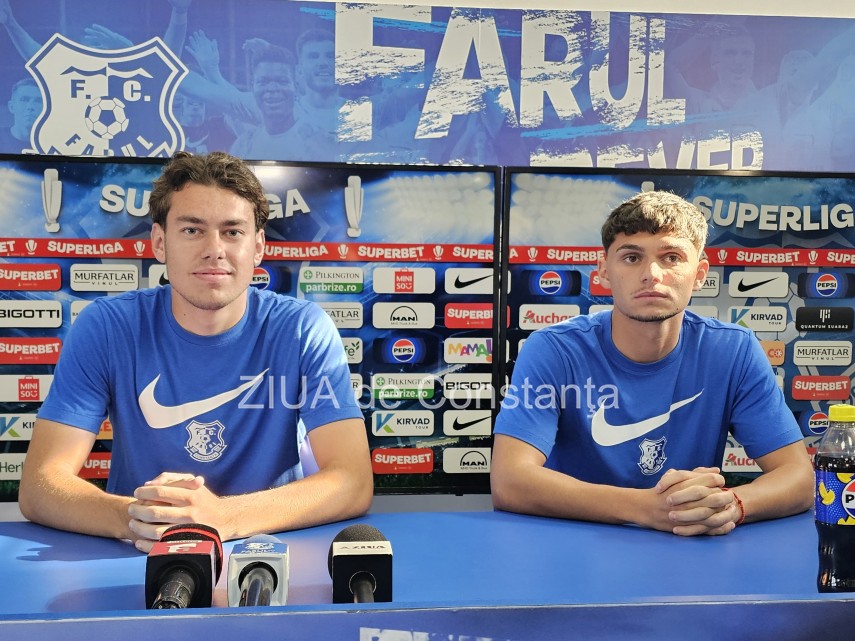 Eduard Radaslavescu și David Maftei. Sursa foto: ZIUA de Constamța