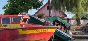 FOTO+VIDEO Accident naval în Delta Dunării! Patru persoane, printre care și doi copii, implicate      