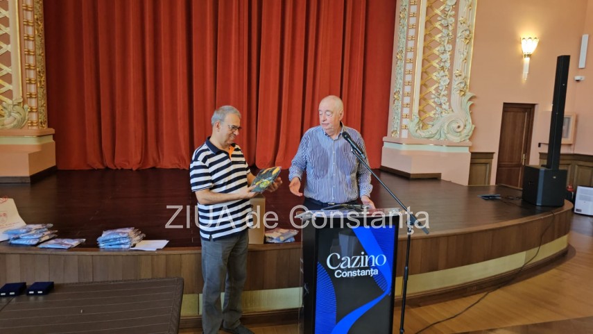 Primarul Vergil Chițac și Florian Constantin, fost rugbyst