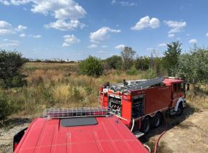 FOTO-VIDEO. Incendiu puternic lângă Delta Văcărești!   