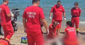 UPDATE. FOTO+VIDEO Oficial de la IPJ Constanța despre bărbatul decedat în stațiunea Eforie Sud! Victima ar fi intrat în mare cu un rucsac plin cu nisip 