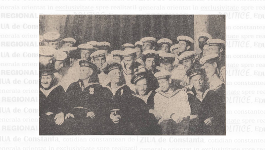 25 iunie 1955. Întâlnirea unui grup de potemkiniști cu marinari români