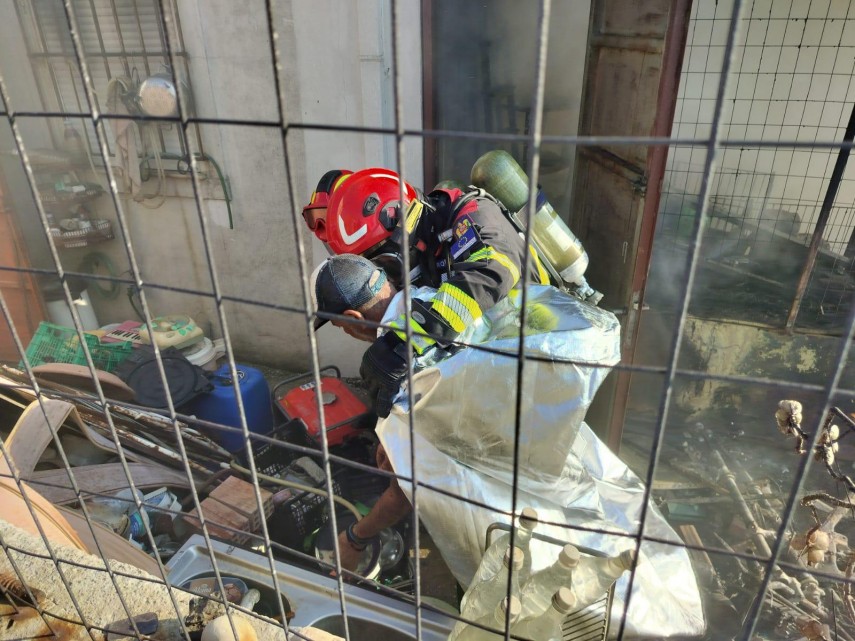 foto prima misiune de stingere a pompierii romani dislocati in grecia 907666