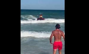 VIDEO. Avertisment de la salvamarii din Eforie după ce au salvat viața unui bărbat de 76 de ani 