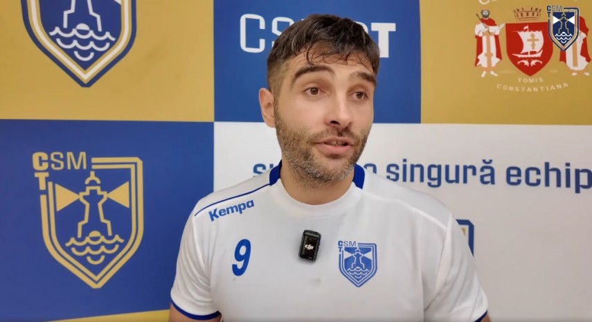 Mihai Bujor. Sursa foto: captură Facebook (CSM Constanța)