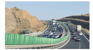 FOTO-VIDEO. Trafic aglomerat pe A2. Circulație bară la bară între km 173 și până la stația de taxare de la Fetești   