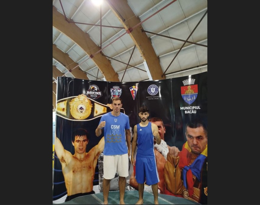Alexandru Buleu și Angelo Tutunea. Sursa foto: Facebook CSM Constanța