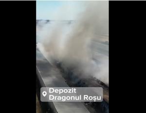VIDEO Calitatea aerului monitorizată după incendiul devastator de la Dragonul Roșu