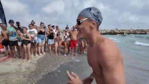 Știri Constanța FOTO+VIDEO.David Popovici, participant la concursul de înot în ape deschise Atlantisman, din Jupiter 