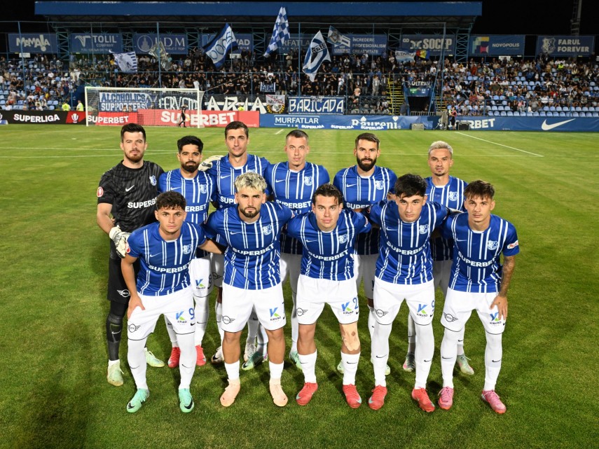 Formula de start a Farului Constanța pentru meciul cu Petrolul Ploiești. Sursa foto: Farul Constanța