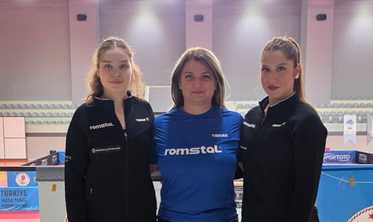 Elena Zaharia, Anamaria Sebe și Bianca Mei-Roșu. Sursa foto: Facebook (CSM Constanța)