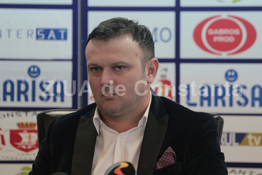 Adrian Pitu, într-o imagine din 2018, pe când era conducător la SSC Farul Constanța. Sursa foto: ZIUA de Constanța