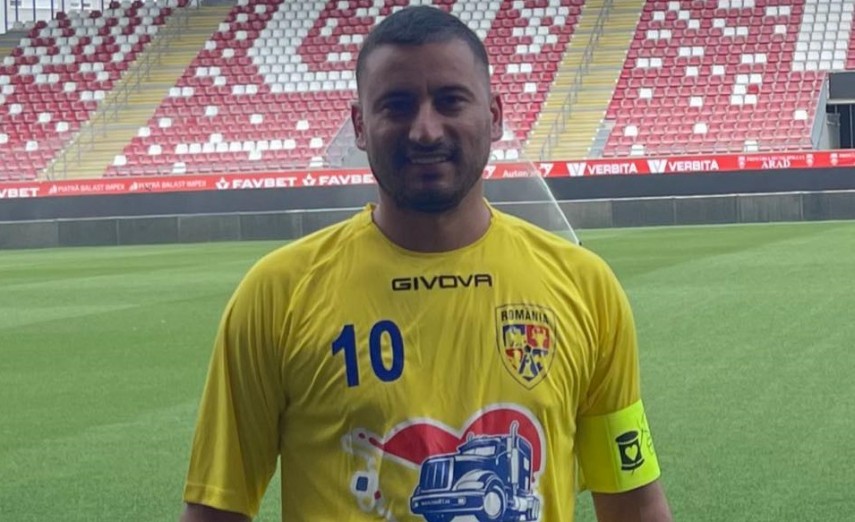 Costel „Koko“ Arete. Sursa foto: Facebook (Naționala României)