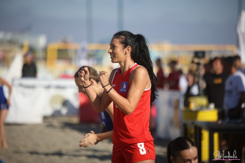 fetele de la csu neptun constanta din nou vicecampioane ale romaniei la beach handball izabela tilea