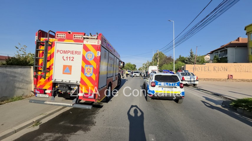 stiri constanta live update foto video accident rutier intre un microbuz si autoturism la iesire din