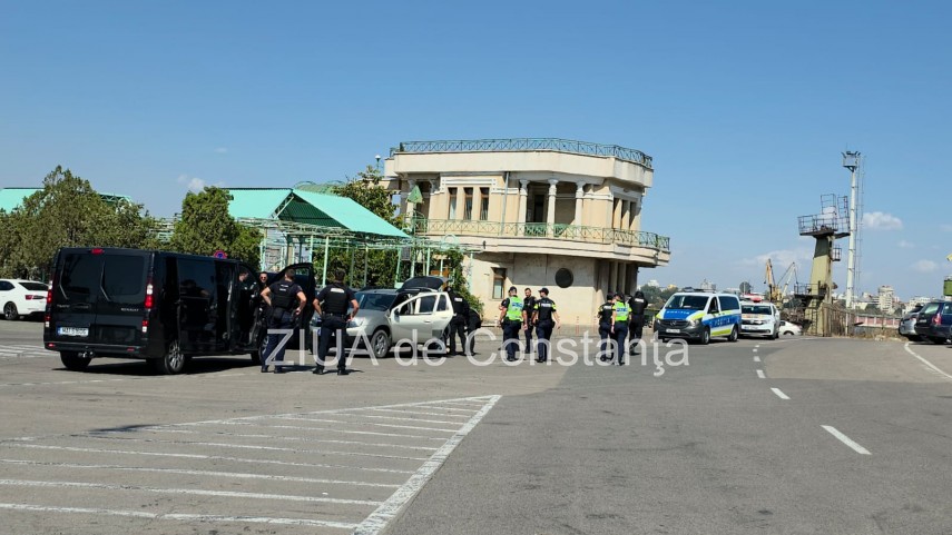 stiri constanta foto video urmarire ca in filme in portul constanta un sofer perchezitionat de politisti