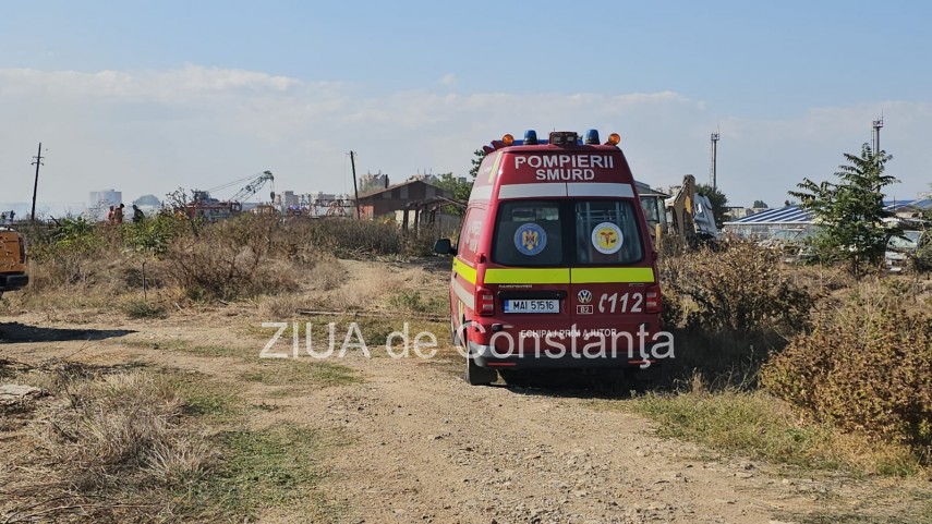 foto video incendiu de vegetatie uscata pe strada justitiei din constanta 910920