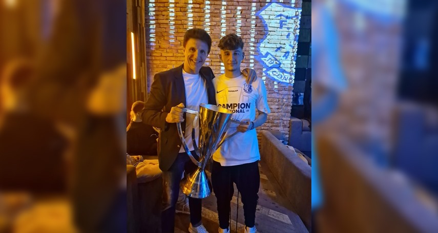Gheorghe Popescu și Nicolas. Sursa foto: Facebook (Gheorghe Popescu)