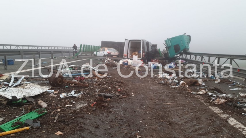 Foto de la locul accidentului - sursa: ZIUA de Constanța