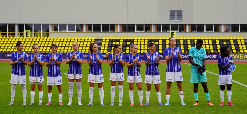 Formula de start a Farului din meciul cu Lanchkhuti (Georgia) - turneu preliminar Liga Campionilor. Sursa foto: Farul Constanța
