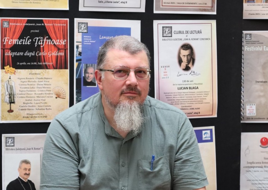 Bogdan Boeru, scriitor dobrogean, Sursa foto: Biblioteca Județeană Constanța