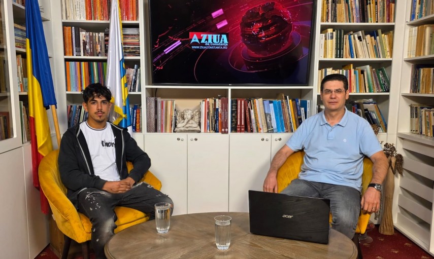 Samuel Cioabă, interviu online la ZIUA de Constanța. Sursa foto: ZIUA de Constanța