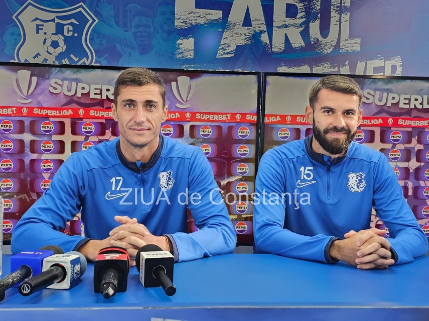 Ionuț Larie și Bogdan Țîru. Sursa foto: ZIUA de Constanța