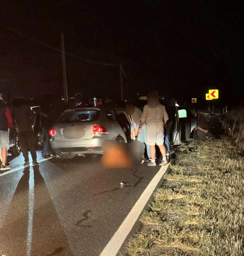 Accident rutier, DN 22, zona Popasului Tașaul