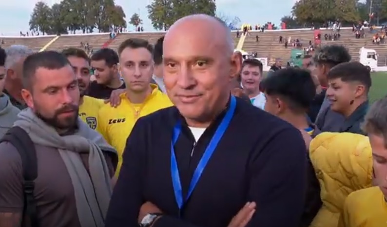 Florin Prunea, pe stadionul „Iftimie Ilisei“ din Medgidia