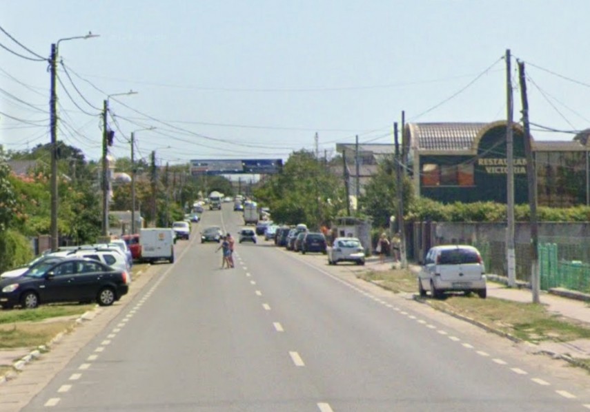 Strada Mihail Kogălniceanu din localitatea 2 Mai, Sursa foto: Google Maps