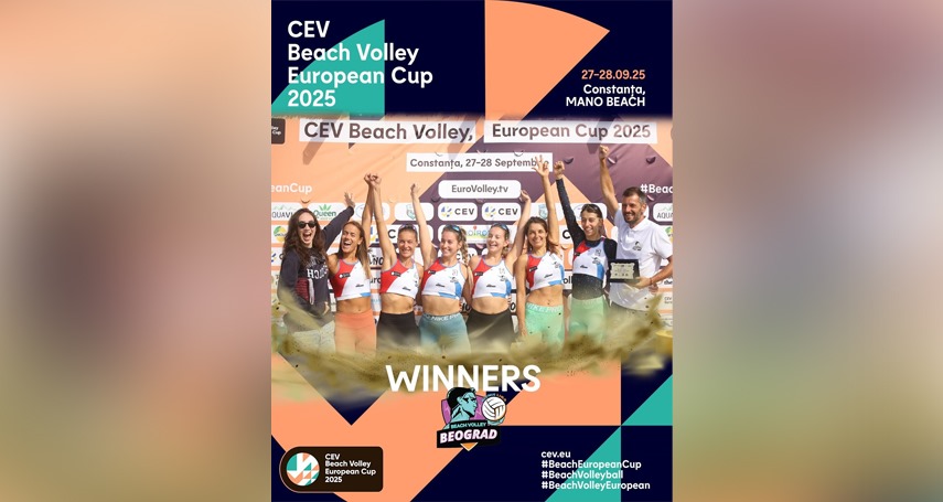 Beograd Beach Volley. Sursa foto: Facebook (Waves Academy Constanta)