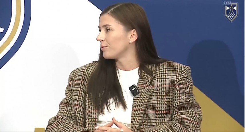 Mihaela Manole. Sursa foto: captură Facebook (CSM Constanța)