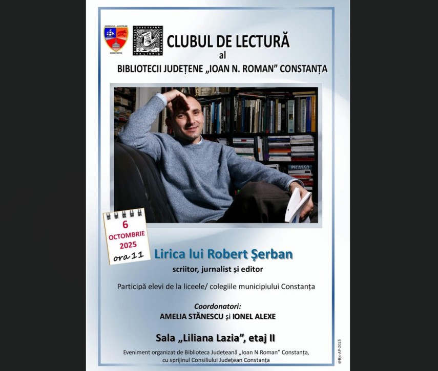 Foto: Facebook Biblioteca Județeană Constanța