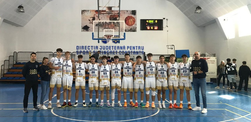 Echipa Under-16 a CSM Constanța. Sursa foto: Facebook (CSM Constanța)