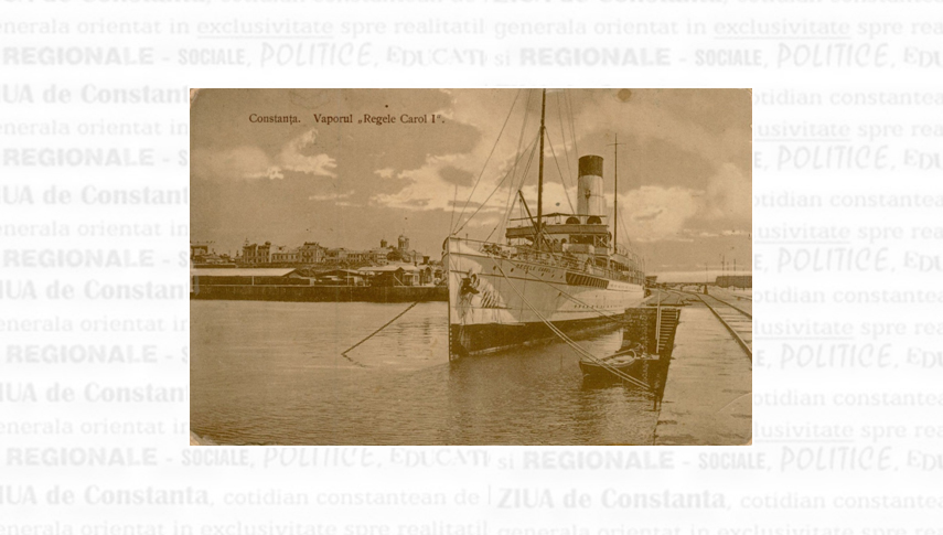 Pasagerul Serviciului Maritim Român “Regele Carol I” în portul Constanța