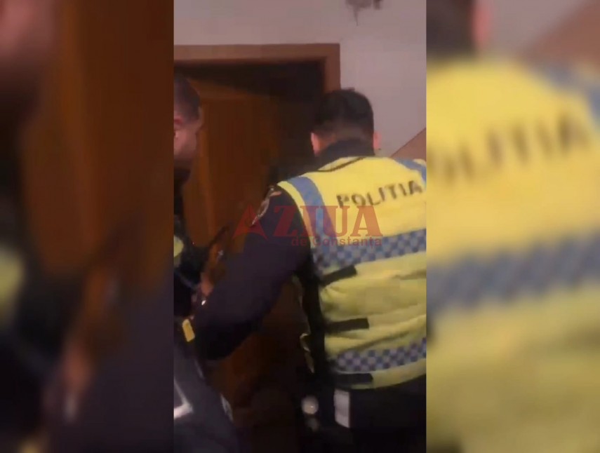 foto video stiri constanta politistii in prima interventie la incendiul de pe badea cartan unul dintre