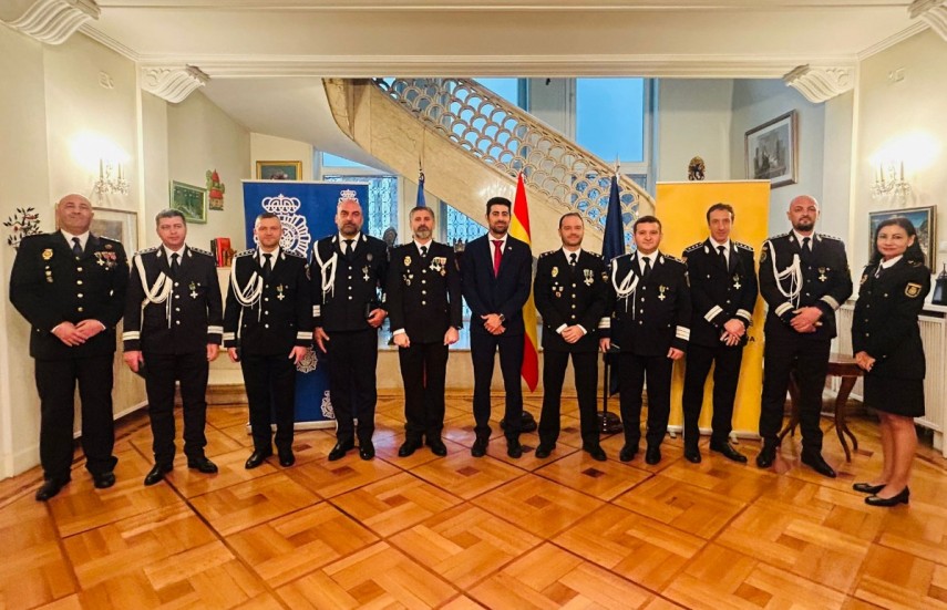 Eveniment - Ziua Poliției Naționale a Spaniei, Sursa foto: Facebook/Embajada de España en Bucarest