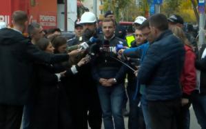 VIDEO. Punct mobil pentru eliberarea documentelor de identitate în zona blocului afectat de explozia din Rahova