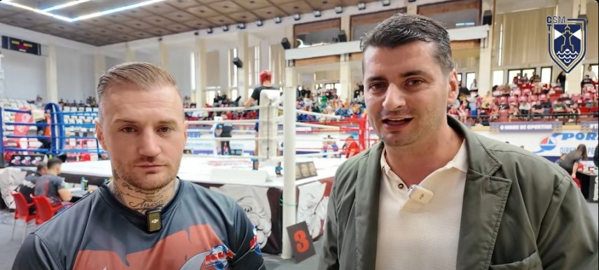 Alex Filip și Mihai Ochiuleț. Sursa foto: captură Facebook (CSM Constanța)