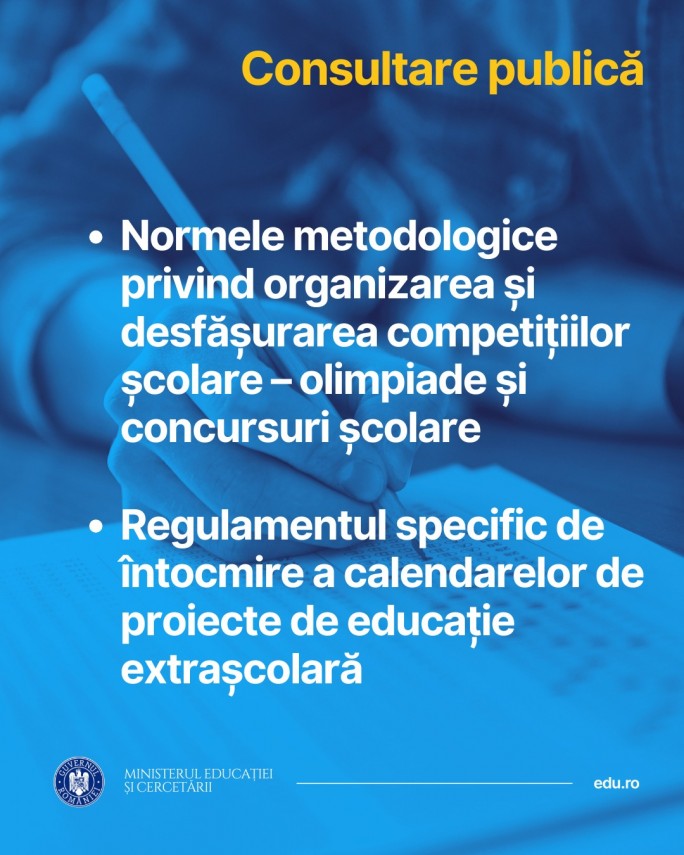 Sursa foto: Facebook/ Ministerul Educației