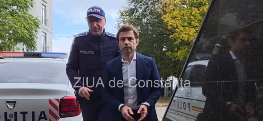 FOTO+VIDEO: Cristian Radu, primarul suspendat al municipiului Mangalia, in fata magistratilor Tribunalului Constanta 