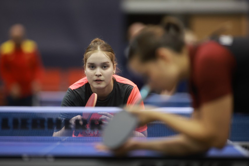 Elena Zaharia. Sursa foto: Facebook (Federația Română de Tenis de Masă)