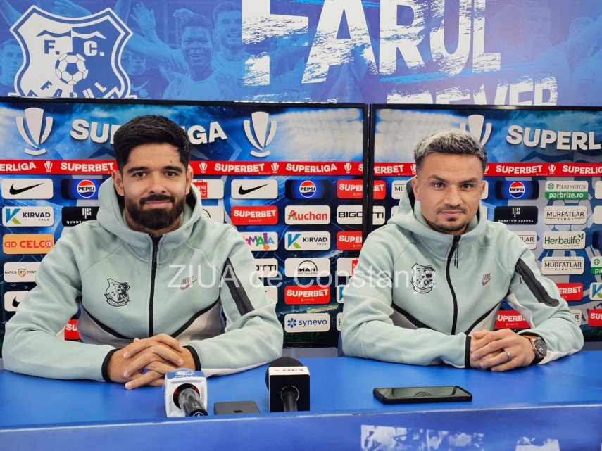 Ionuț Vînă și Cristian Ganea. Sursa foto: ZIUA de Constanța