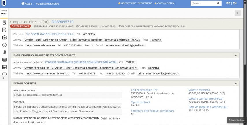 cumparari directe constanta trei contracte de proiectare pentru modernizarea infrastructurii rutiere cumparari directe constanta trei contracte de proiectare pentru modernizarea infrastructurii rutiere