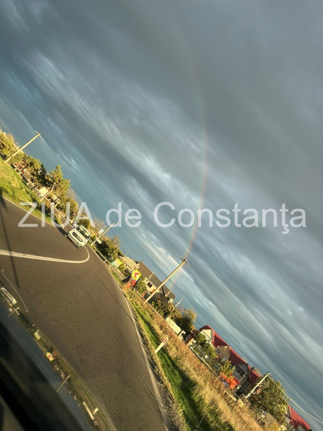 spectacol pe cerul constantei doua curcubee vizibile dupa ploaia de vineri 915677 spectacol pe cerul constantei doua curcubee vizibile dupa ploaia de vineri 915677
